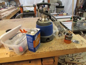 My spraying supplies