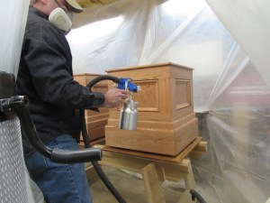 Applying the second coat