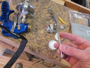 Lubing the sealed parts