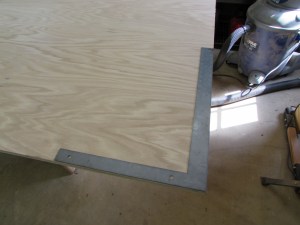 Checking plywood for square