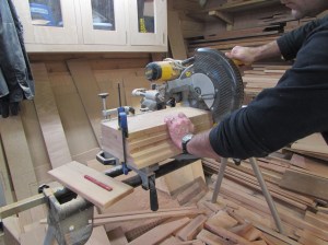 Cutting them all to the exact same length