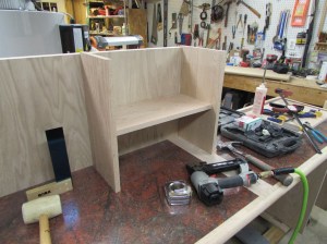 Right side shelf installed