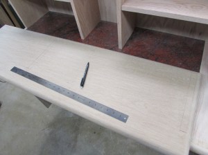 Receiving dados marker and ready to be cut