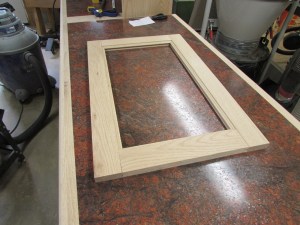 Test fitting the frame