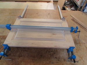 Glueing up the panel