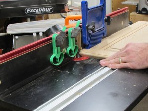 Routing the door lip