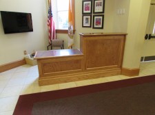 Reception desk