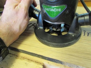 routing each letter by eye