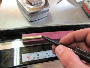 Marking the tube length