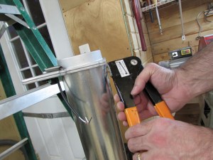 Attaching a blast gate