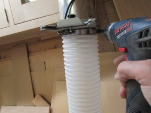 Attaching all the flex ducts