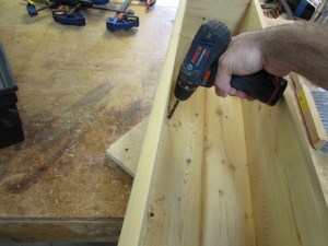 Drilling drain holes