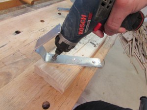 Counter sinking the holes