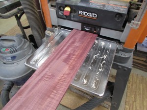 Attempting to plane it smooth