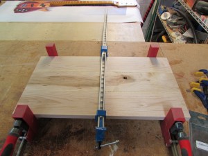 Maple clamped up