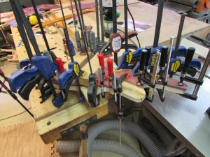 Use every clamp you can