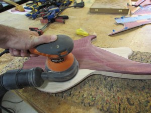 Orbital sander for the final smoothing