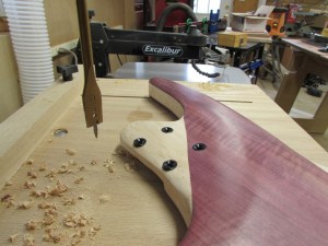 Drilled pockets for screw cups