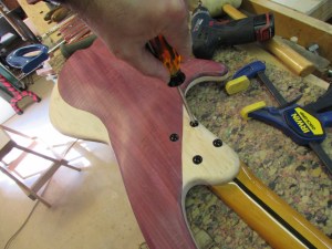 Seating the screws by hand