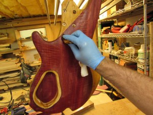 Finishing up the back