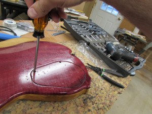 Attaching the backplate