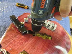 Drill in reverse to cut