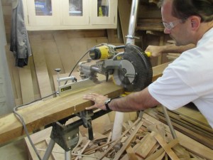 Cutting down a piece of 8/4 walnut
