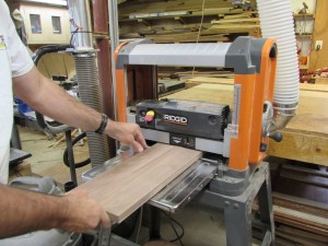 Planing down to 3/4"