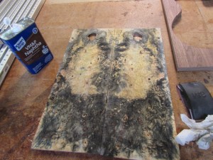 Book-matched buckeye