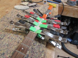 Add a lot of clamps...