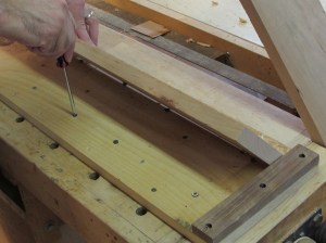 Adjusting the planing sled