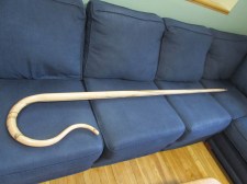 Single piece crosier